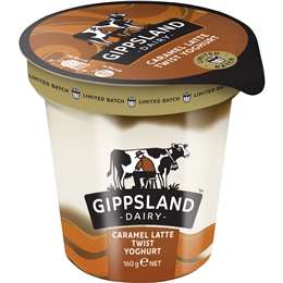 Yoghurt Pot Caramel Latte Twist
