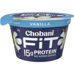 Chobani Fit Vanilla Greek Yogurt