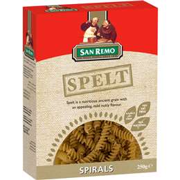 Spirals Spelt Pasta