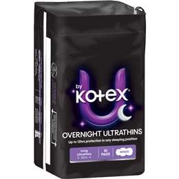 Ultrathin Overnight Pads With Wings