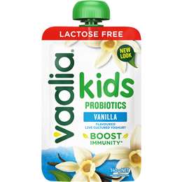 Lactose Free Kids Probiotic Yoghurt Pouch Vanilla