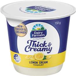Thick & Creamy Lemon Cream Yoghurt