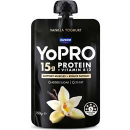 Protein Yoghurt Pouch Vanilla