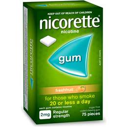 Quit Smoking Regular Strength Nicotine Gum Freshfruit