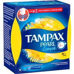 Tampons Pearl Compak Mini