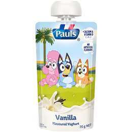 Kids Bluey Vanilla Yoghurt Pouch