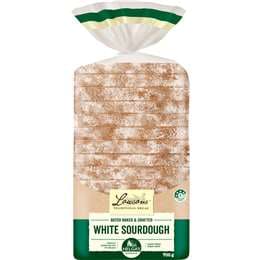 Crafted White Sourdough Bread Loaf
