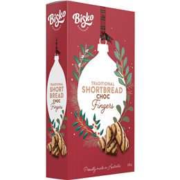 Traditional Shortbread Choc Fingers