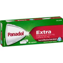 Extra For Pain Relief Paracetamol & Caffeine 500mg