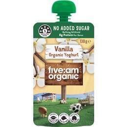 Organic Kids No Added Sugar Pouch Vanilla
