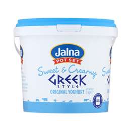 Pot Set Sweet & Creamy Greek Style Yoghurt