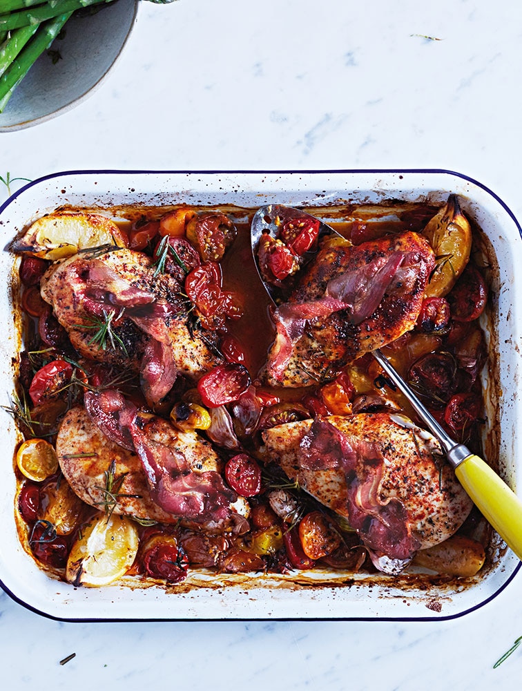 Jamie’s Easy Chicken Tray-bake Recipe | Woolworths