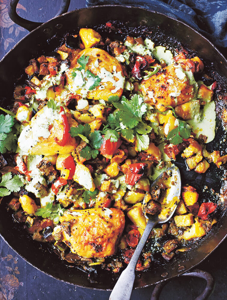spicy chicken thighs jamie oliver