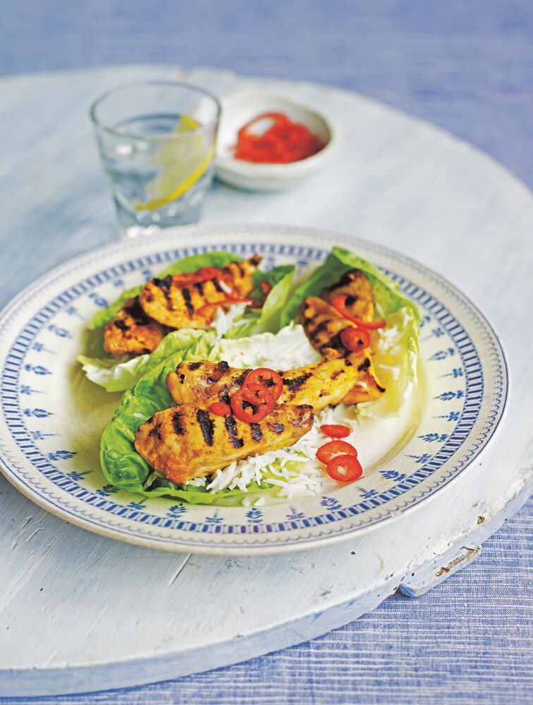 Jamie's Korean Chicken Lettuce Wraps Recipe Woolworths