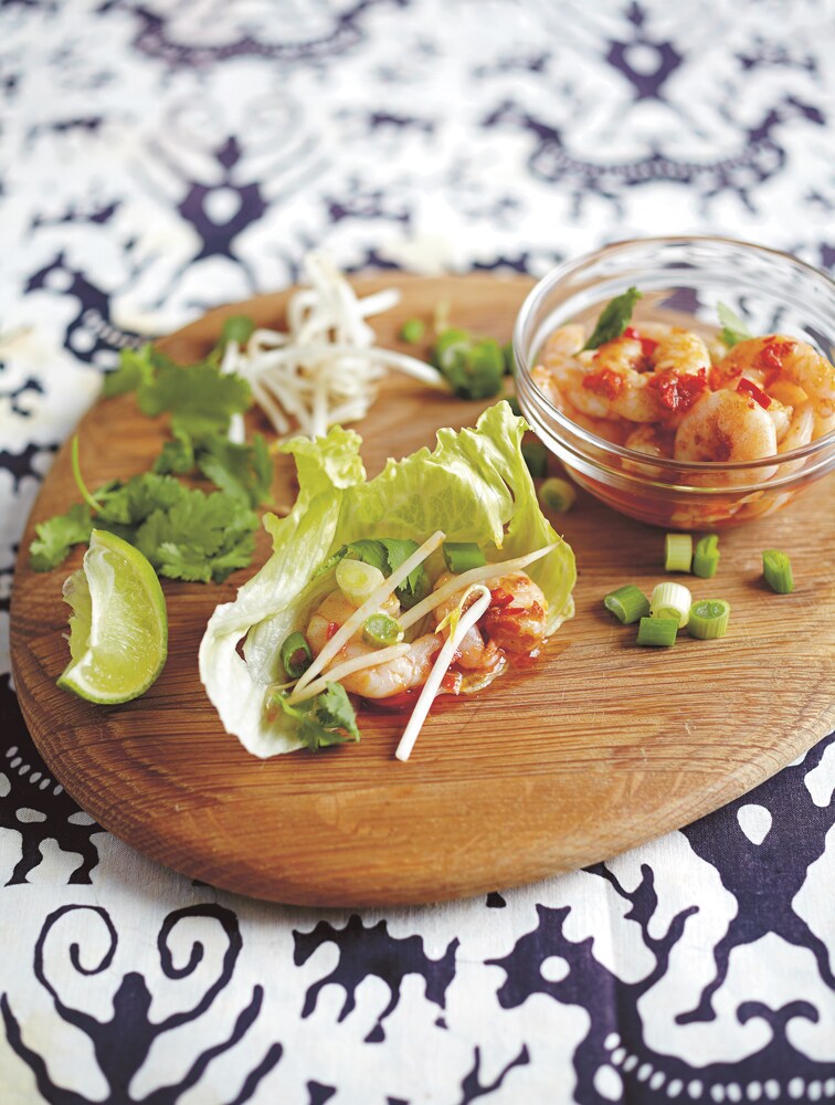 Jamie's Red Thai Prawn & Lettuce Parcels Recipe Woolworths