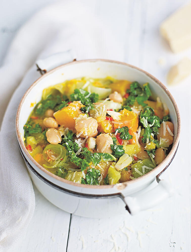 Jamie's Squash, Butter Bean, Leek & Rosemary Stew Recipe Woolworths