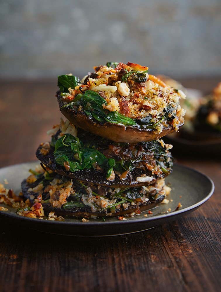 Jamie's Giant Stuffed Mushrooms Recipe | Woolworths