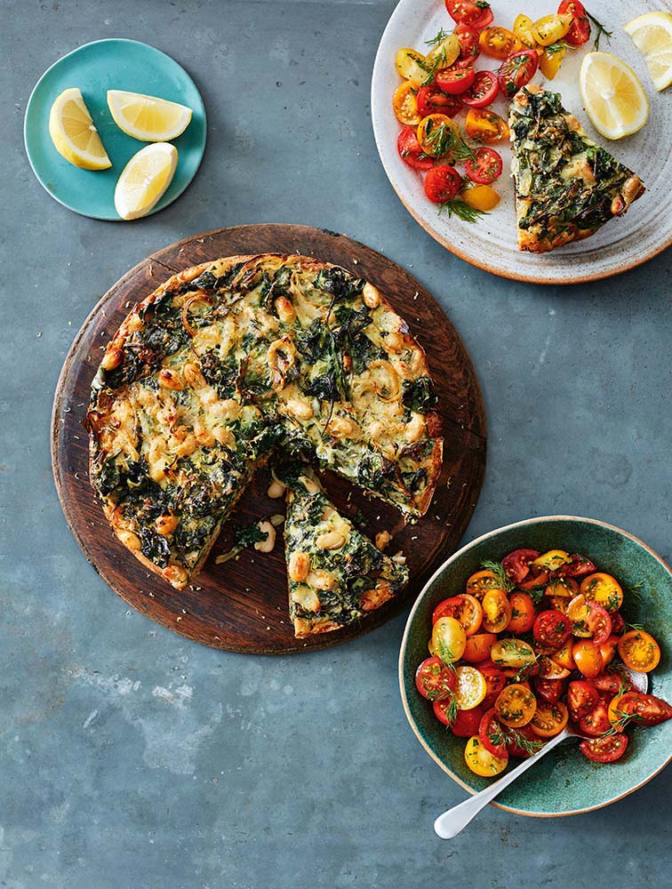 Jamie's Baked Cheddar & Spinach Frittata Recipe | Woolworths