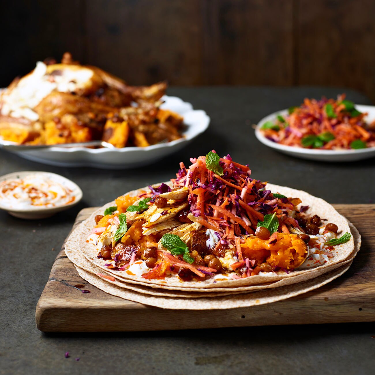 Jamie's Easy Harissa Roast Chicken Fajitas Recipe Woolworths