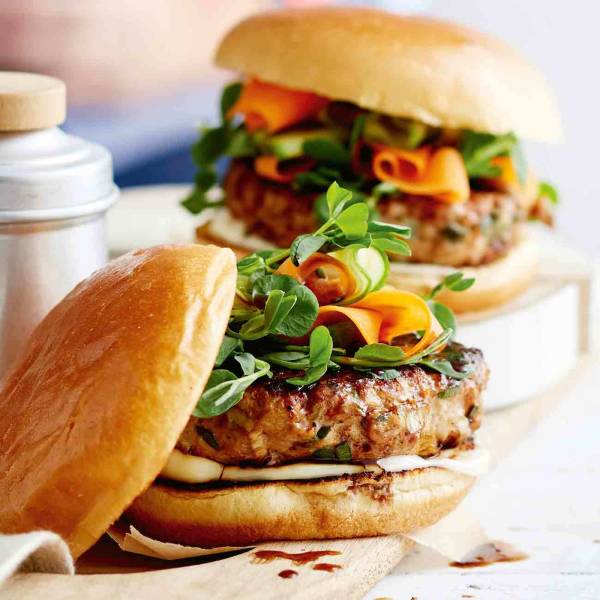Chicken Burgers With Quick Pickle Recipe | Woolworths